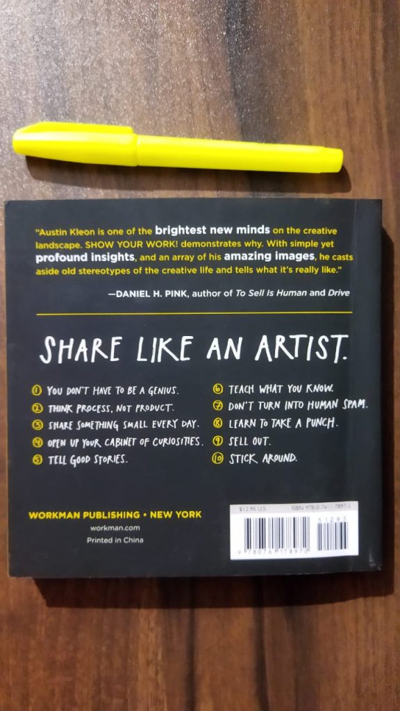 show your work by austin kleon book summary